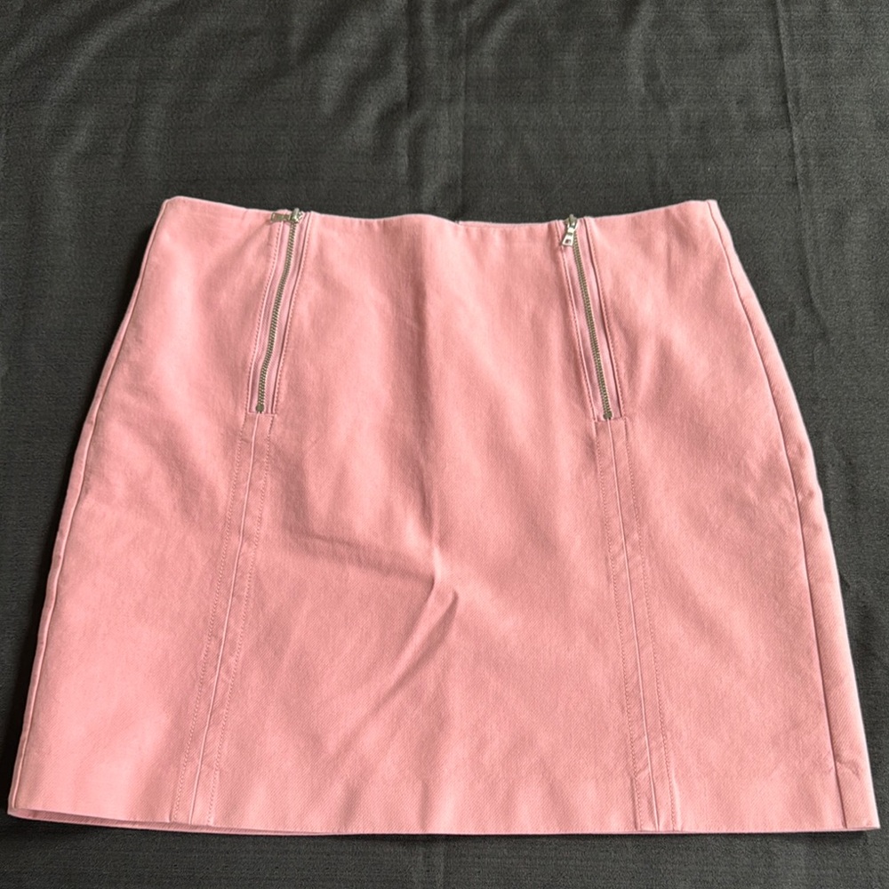 LOFT Pink Mini A-Line Skirt for Night Out size 10